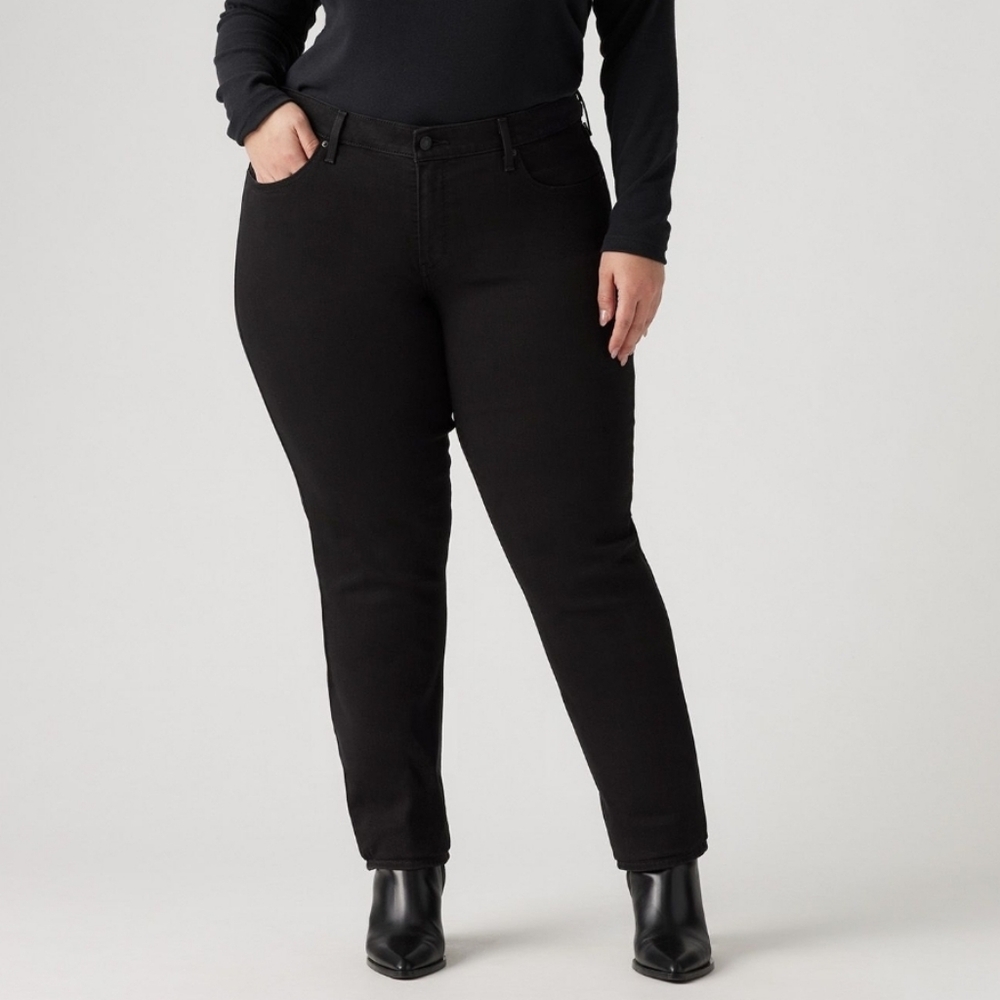 NWT Levi's 311 shaping skinny black plus size jeans size 14w
